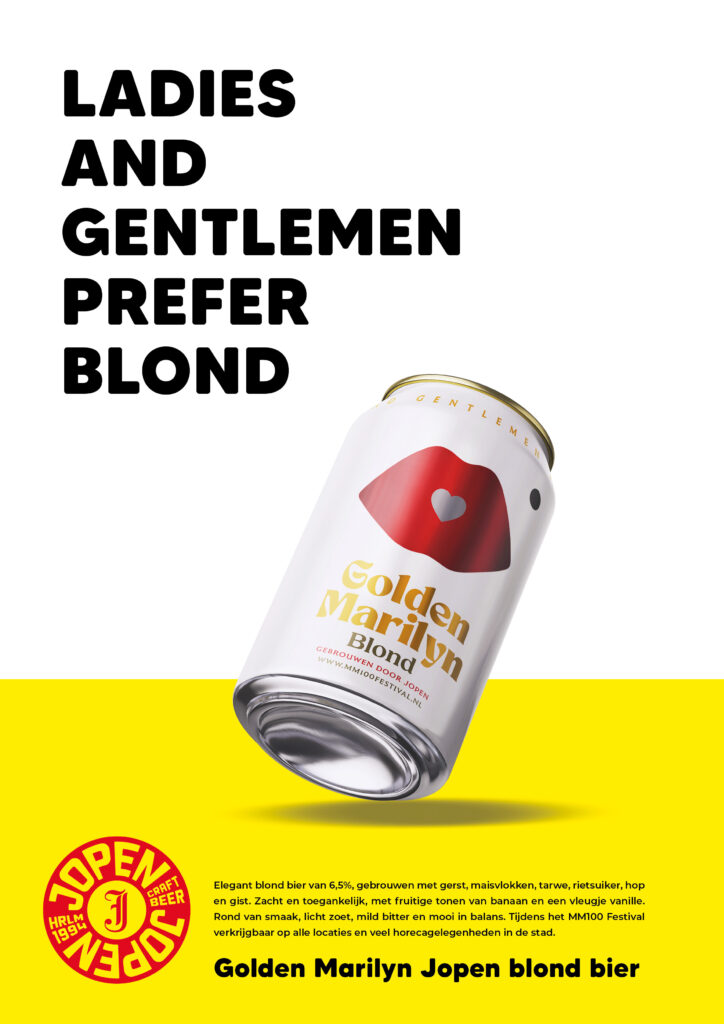 Golden Marilyn Jopen Bier